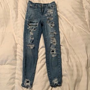 american eagle high rise jegging
